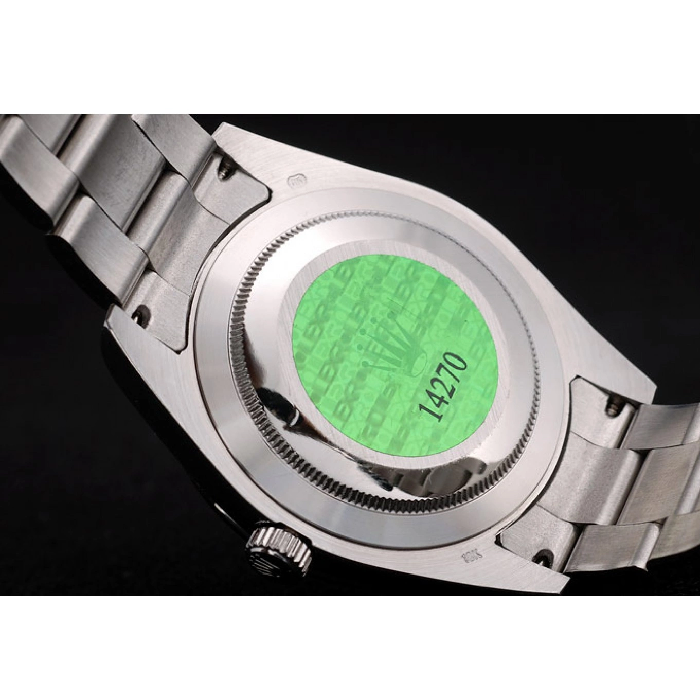 Good copy rolex watches Rolex Black 41984 Dial Stainless Explorer Steel Bezel 0711